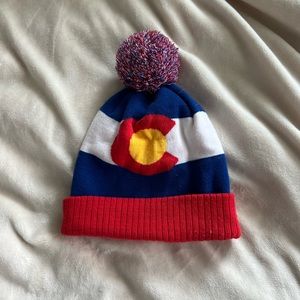 Colorado flag beanie